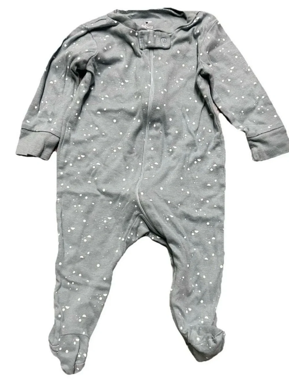 Baby Girl Footie Pajamas Animal Floral Fleece Bunting Size 3-6 Months